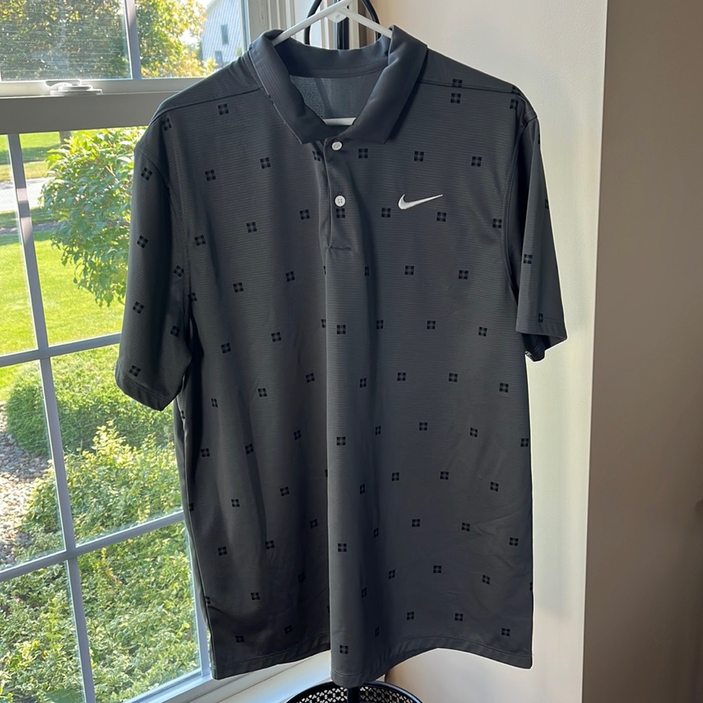 Nike Dri-Fit Golf Shirt - Gray; Excellent Condition
